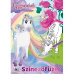 Kép Kifestő A4 Egyszarvúak