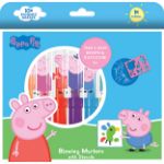 Kép Fújós filctollak 10+1Peppa